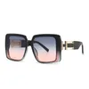 Lunettes de soleil Designer 6969 Square Rock Style Sunglasses Street Street Shooting Modern INS QABP