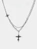 Chains Crossant Pendant Men's Collier Brand Trendy Brand Hip-Hop Niche Sprey Up-Hop