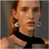 Dangle & Chandelier Earrings Funny Poker Card Alloy Girls Casual Party Hip Hop Jewelry Drop Delivery Dhqht