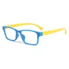 Lunettes de soleil Square Anti-Blue Light Kids Lunes Optical Frame Optical Children Boy Girls Computer Transparent Blocage anti-lunettes Réflexion