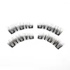 False Eyelashes Magnet Glue-free 4 Pieces Magnetic Without Clips