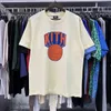 Kith Meichao Basketball Co Marque Double Yarn Round Coucd Casual Short Sleeve Mens and Womens Couple Big Pullover T-shirt