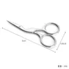 2024 Crane-formad ögonbryns trimande sax Retro Beauty Scissors Eyelashes Set Makeup Tool Set Makeup Scissors for Beauty Scissors Set