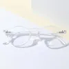 Sunglasses 2024 Euro-n Fashion Men And Women 4 Ding Decorative Flat Mirror