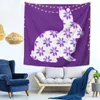 Tapestries lente bloemen schattige paaswand decor tapijt vintage decoratief perfect cadeau polyester heldere kleur