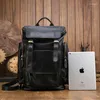 Rucksack Männer großes echtes Leder für Mann Dudelsack Laptop 15,6 Zoll Daypack Dropship Travel