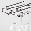 Armazenamento de cozinha Stemware Inverted Wine Glass Holder pendurado Iron Rack Rack Champagne Cuple