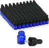 Storage Bottles Cobalt Blue Glass Dropper For Essential Oils 1ml 100pcs Sample Bottle Empty Tube Vials Container