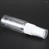 Storage Bottles 150X Empty Clear Plastic Fine Mist Spray With Microfiber Cleaning Cloth 20Ml Refillable Container