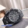 Celebrity AP Wrist Watch Mens Royal Oak Offshore 26400AU Automatique Précision mécanique Date d'appel de secondeté