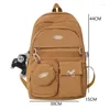 Zaino per borse scolastiche High per donne Nylon Student Bag Teenagers Girls Boys Campus Bagpack Casual Giapponese in stile giapponese