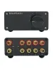 Amplificador 4way RCA Audio Switch Fuente de señal Selector Selector Selector Divisor Distribuidor de altavoces Caja pasiva Pasiva para HIFI