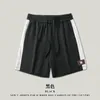 Heren shorts shorts zomers mode solide kleur adem koel elastische athleisure 5 minuten broek