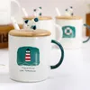 Кружки Creartive Ceramic Coffee Mug для домашнего офиса Парусной дизайн 3D якорный напиток чайный сок чашка новаторски рождественские подарки
