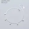 SKKLASS MODIAN Simple Essential Perlen Link Ankäse 925 Sterling Silber Clear CZ für Fußschmuck Silber weibliche Beinkette Neue L46