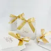 Enveloppe cadeau 20 / 50pcs Pâques Sacs de bonbons Boxe Ribbon Emballage Oeufs Party Decoration Fournitures