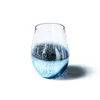 Verres à vin 600 ml ins nordic ciel tasse de verre à la chaleur tasse étoile à la chaleur boisson pour le bar à bière du jus d'eau
