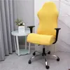 La silla cubre la cubierta del jugador con sillón de computadora floral trasera para la oficina en casa boda elástica a prueba de polvo en espesado
