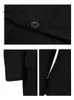 Stück Two 2024 Frauenhose Freizeitanzug Stücke für Frauen Einfache Mode -Set Herbst weibliche Turnenkragen Single Breaceed Solid Blazer und 230310 s s