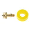 Tools 3/8" Male Flare Thread Hook Up Brass Adapter High Pressure Extension Hose Female 1LB Propane Tank For Torch Mapp Gas