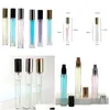 Verpakkingsflessen Groothandel 10 ml Glas Clear Spray Bottle Mini Square Per Outdoors Portable Lege Cosmetic Drop Delivery Office School DHKCM