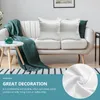 Pillow 2 Pcs Imitation Silk Pillowcase Decorative Cover Satin Square Faux Household Throw Ornament Cases