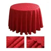 Tanta de mesa Poliéster de poliéster Jacquard Banquet Home El Wedding Burst Style Toel de mesa circular branca