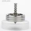 Spinning Top rostfritt stål Handspunnet garn Top Toy Gyroskop multifunktionellt gyroskop EDC -tryck reducerar leksaken L240402