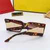 Herenontwerper Zonnebril voor vrouwen Fashion Beach Zonnebril Luxe Volledig frame Polariseerde zonnebril F Woman Eyewear Goggle Adumbral