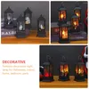 Candele per candele da 2 pezzi scrivania topper lampada a vento decorazioni per feste per festival di plastica lanterna Halloween sospeso