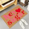 Carpets Alentin's Day Floor Mats Holiday Welcome Door Polyester Duds Couvertures et lance H RAP