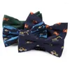 Bow Ties Bowtie Animal Pattern Fish Anchor for Men Women Women Kids Accessoires