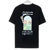 Designers camisetas camisetas masculinas logotipo de lavagem preta Homem de rua e mulheres de rua