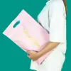 Koperty 10pcs 32x41 cm Poly Mailers Bagsy wysyłkowe DZIĘKUJEMU UWAGI BLAK/Różowe serce ciężkie własne wysyłki