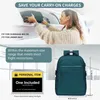 Backpack Travel For Women 14 Inch Anti Theft Laptop Work Water Resistant College Bookbag With USB Charging Port