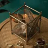 Kaarsenhouders glas metaal stand potten ontwerp glamour geometrische stick festival vintage kroonluchter bougeoir decor