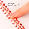 Japan Kokuyo Soft Ring Notebook ME Series 5mm Square Grid A5 50 Sheets Journal Scrapbook Prosty biuro biznesowe Notatnik
