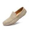 Casual Shoes Men Penny Mokorki modowe płaskie projektant Moccasins do jazdy łódź duży rozmiar 38-46 niebieski