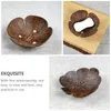 Bowls Coconut Shell Storage Bowl Plate Home Ornament Soap Drain Candy Holder Container