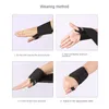 Handledsstödstång Mäns fitnessträning Bänk Presskraft Lyft Wrap Pressure Strap Sports Anti-Sprain