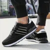 Casual Shoes Running Athletic For Men Leather Causal Light Lace-Up Flats andas Sneakers Outdoors Mens Gym Shoe