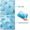 Bath Mats Bathtub And Shower Extra Long Non Slip Mat Tub With Suction Cups Drain Holes For Bathroom