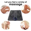 Tapetes massagem no pé tapete usb portátil decoração de banheiro útil