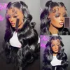 13x6 Body Wave en dentelle Front perruque pour femme 13x4 en dentelle Front Human Hair Wigs 250% Brésilien Remy Water Wave 4x4 Short Bob Fermeure Wig