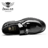 Casual Shoes Desai Fashion Shiny Men Loafers Anti Slip Luxury Design For Man Black Spring Autumn Man Dress 2024