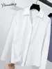 Blusas femininas yitimuceng camisas para mulheres de manga comprida Bedida formal de seleção sólida elegante e elegante