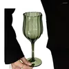 Wijnglazen 220/400 ml Cocktail Goblet Red Glass Creative Metal Champagne Cup voor Bar Restaurant Franse elegantie Retro