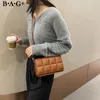 Shoulder Bags Female Bag Style 2024 Literature And Art Single Messenger Trend Fashion Square