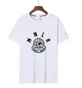 NIEUW CHEST -LOGO MANNEN T -shirt 3 kleuren Basis vaste shirts armbadge ontwerper Polos shirt AAA -kwaliteit TEES gratis verzending