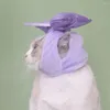 Appareils pour chiens coloré Bow Pet Cartoon Adorable Hiver avec Bowknot Cat Cat Costume For Christmas Cosplay Dogs